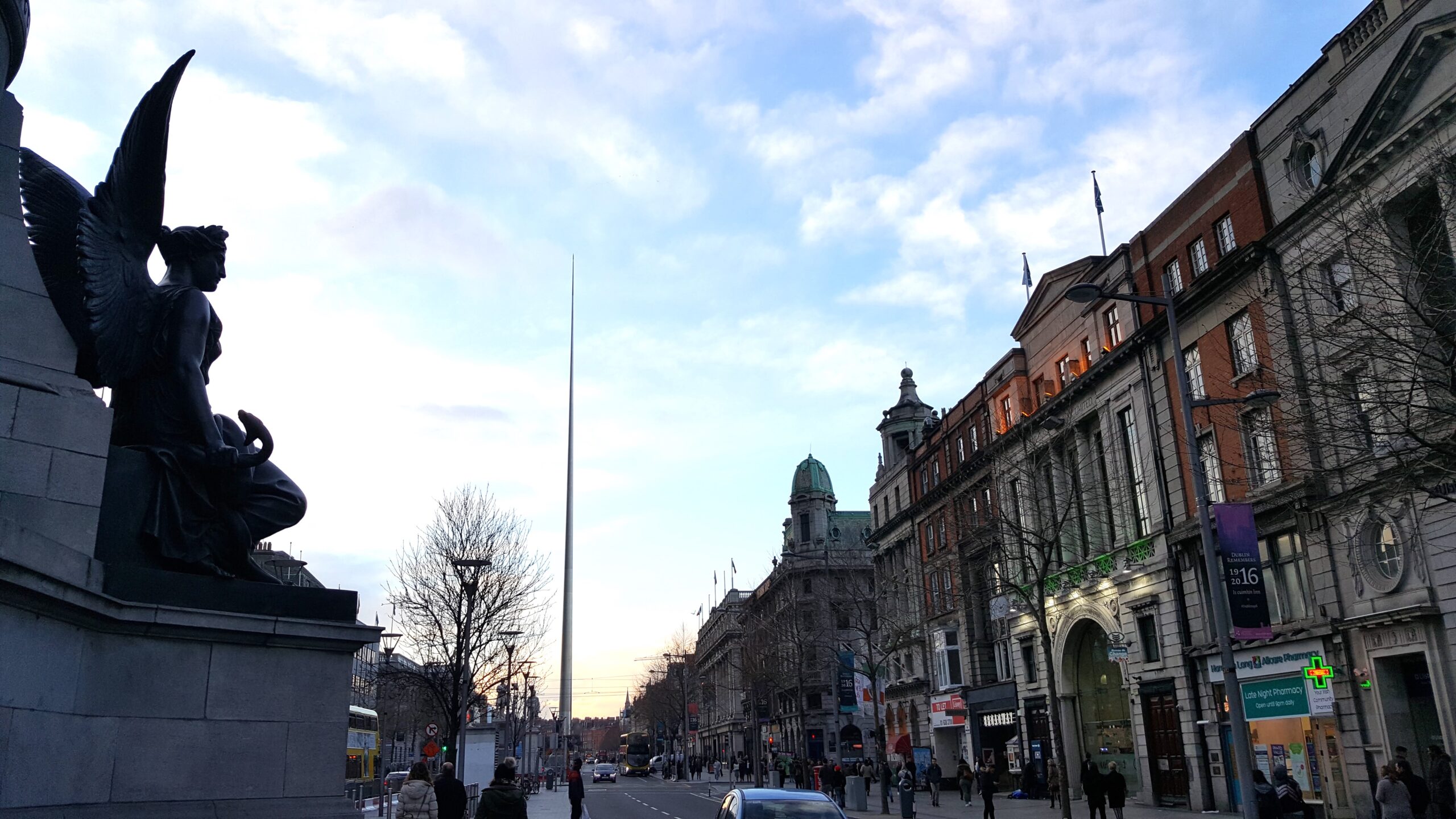 Dublin City Now - Spire of Dublin O'connel